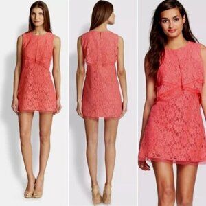 BCBGMaxazria Womens Amelie Lace Mini Dress Size XXS